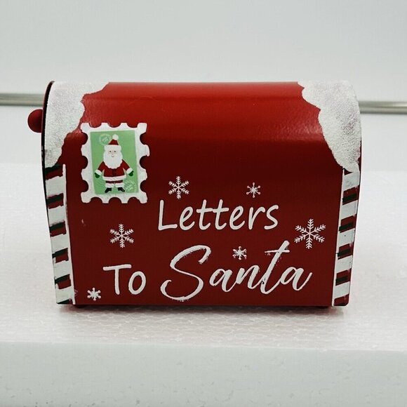 Publix Metal Mailbox Letters to Santa North Pole 6" x 4" Never Used - Picture 2 of 9